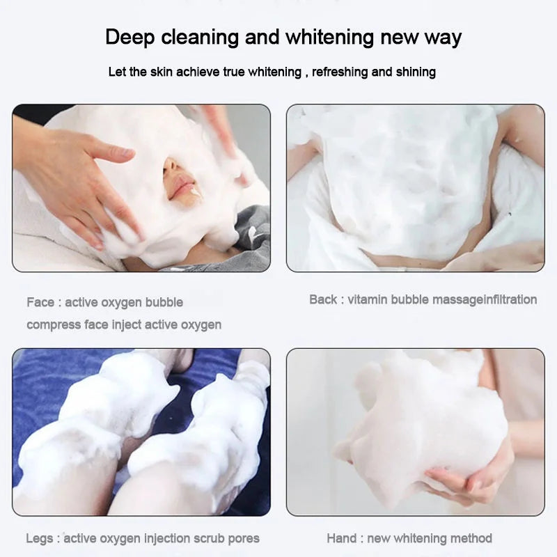 Oxygen Magic Bubble Machine Facial Cleansing Instrument Deep Clean Remove Mites Whitening Rejuvenation Face Care SPA BeautySalon