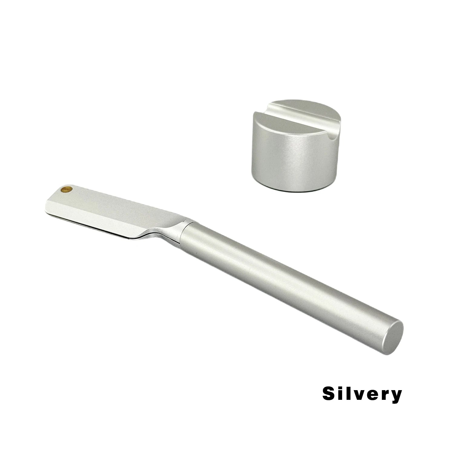KAMPFE Vintage Straight Razor  Aluminum CNC Machined, Safe & Replaceable Blades for Beard Styling & Grooming