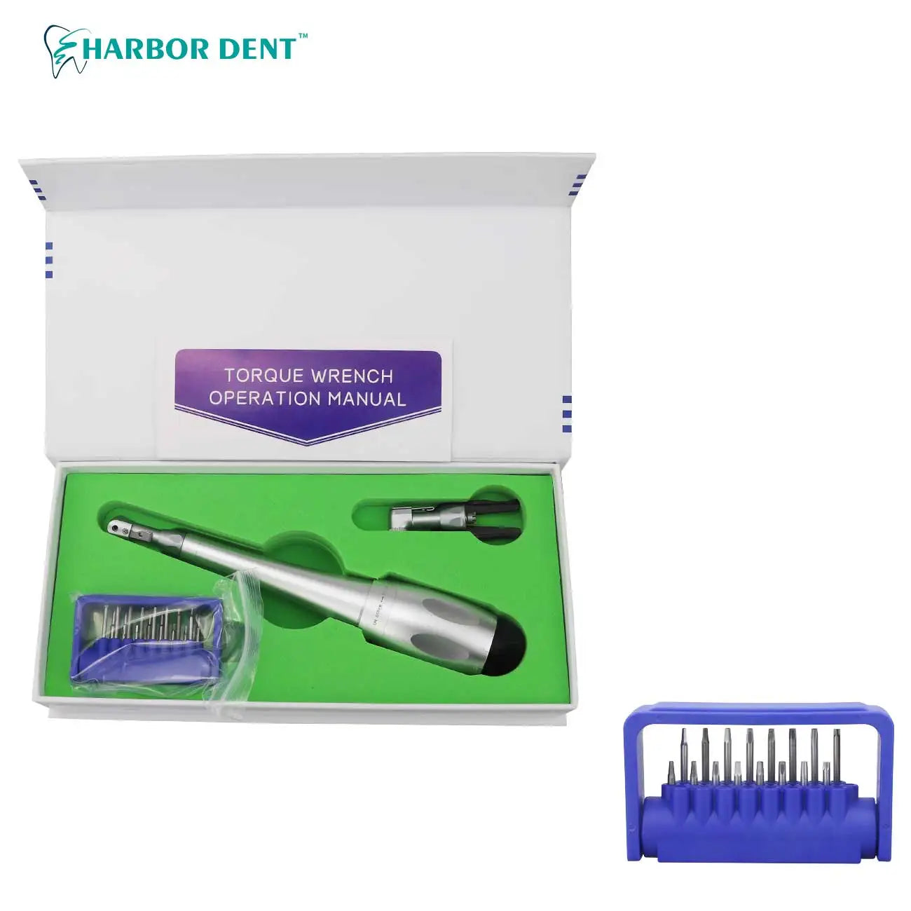 Dental Implant Universal Torque Wrench Handpiece Screwdriver Prosthetic Kit With 16Pcs Screws Dental Clinic Implant Repair Tools