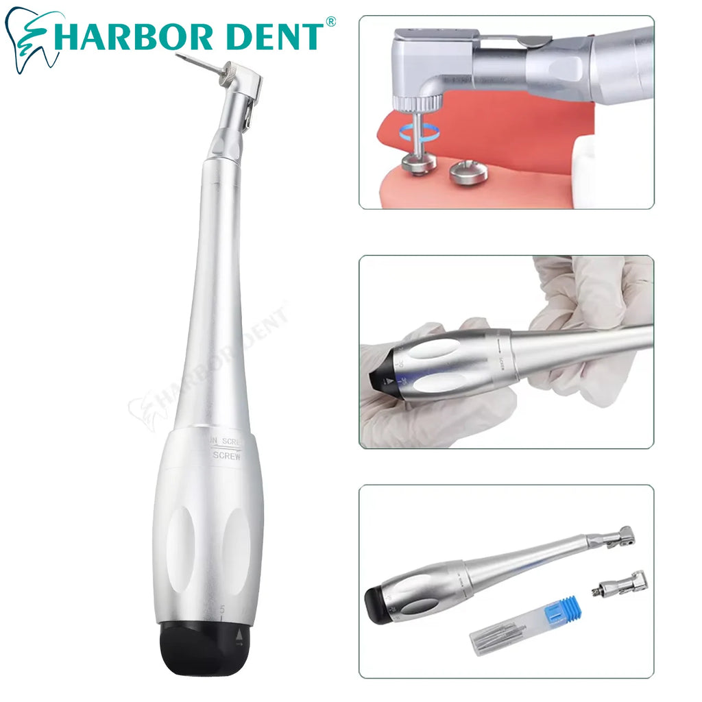 Dental Implant Universal Torque Wrench Handpiece Screwdriver Prosthetic Kit With 16Pcs Screws Dental Clinic Implant Repair Tools