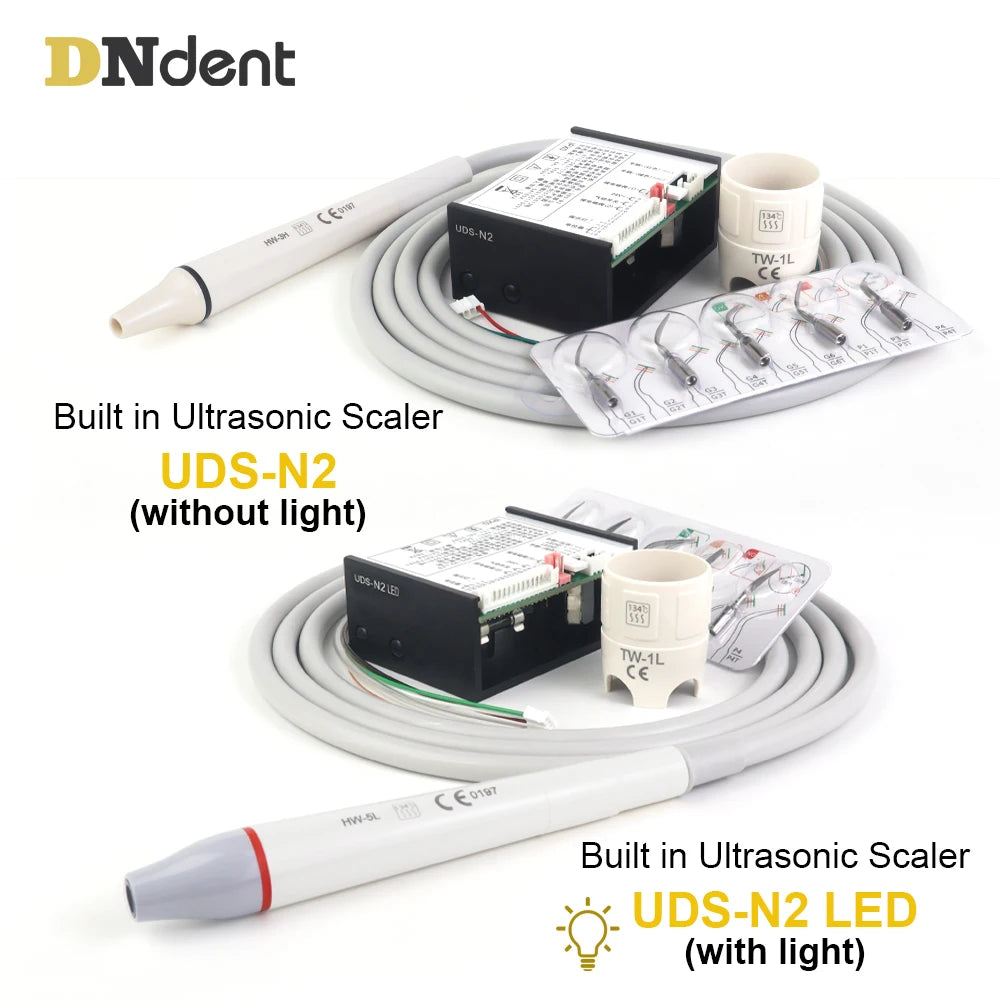 Dental Built in Ultrasonic Scaler N2 N2LED Fit E*S W**dpecker HW-3H HW-5L Scaling handpiece Tips Teeth Whitening Dentistry Tools
