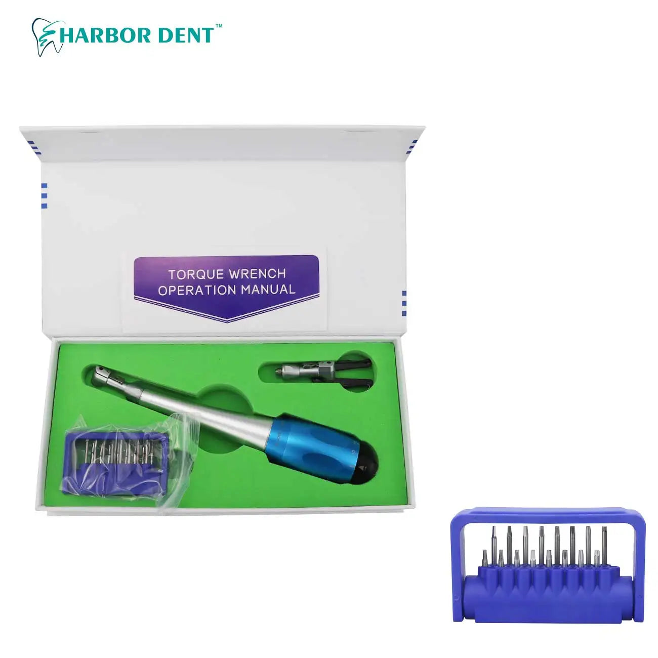 Dental Implant Universal Torque Wrench Handpiece Screwdriver Prosthetic Kit With 16Pcs Screws Dental Clinic Implant Repair Tools